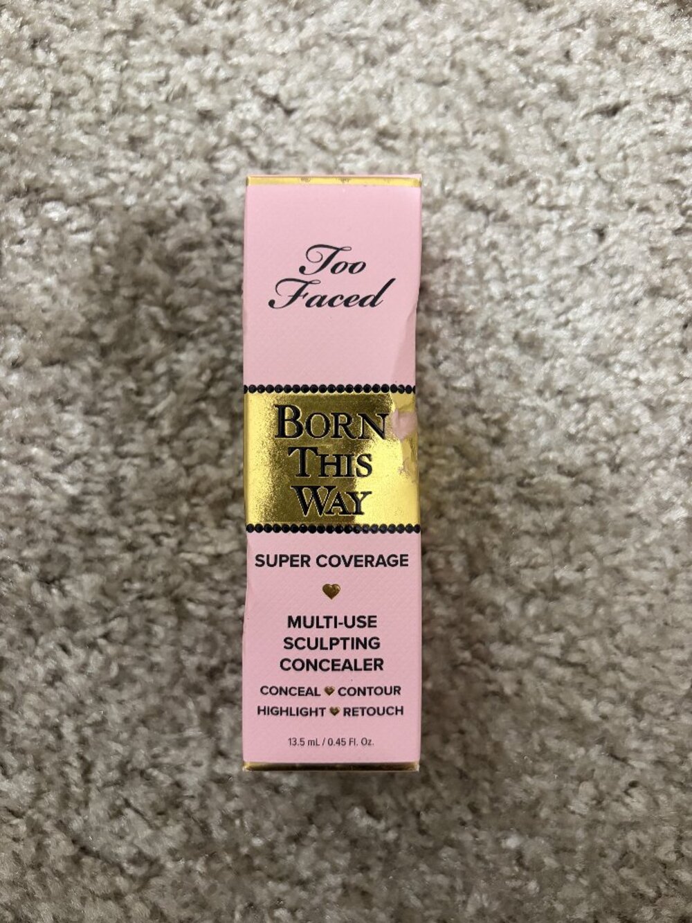 Too Faced Born This Way Super Coverage Concealer 13.5ml New in Box